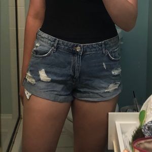 Jean shorts